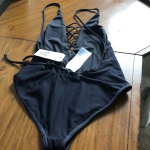 Billabong black bathing suit new with tags